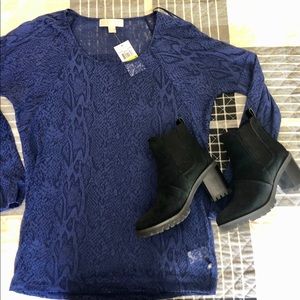 Michael Kors blue top